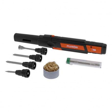 Fluxon Accu soldeerbout set