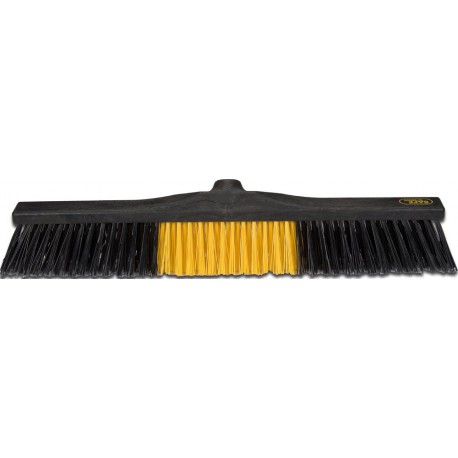 SafeBrush Harde Bezem Polyester zwart/geel 60cm