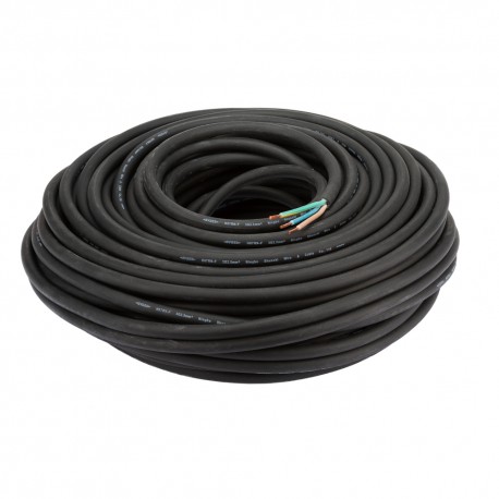 Kracht- Stroomkabel 5x2.5mm² , Rol 30.mtr