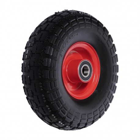Los wiel 10'' massief met plastic velg