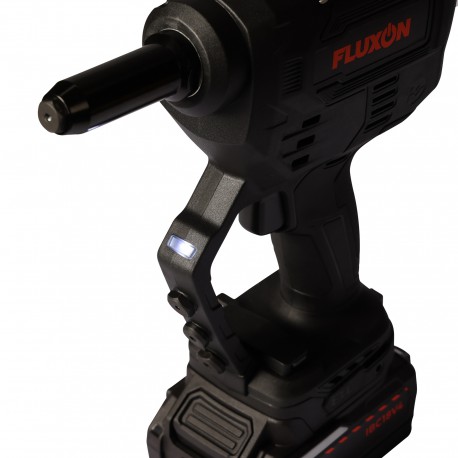 Fluxon accu popnageltang incl. 4 Ah accu en lader