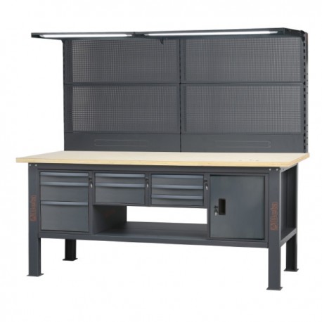 Beta C58BC Uitgebreide Werkbank met 8 laden, deurmodule en panelen