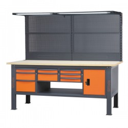 Beta C58BC Uitgebreide Werkbank met 8 laden, deurmodule en panelen