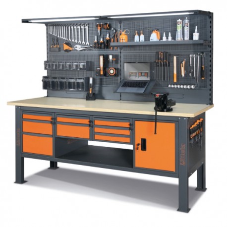 Beta C58BC Uitgebreide Werkbank met 8 laden, deurmodule en panelen