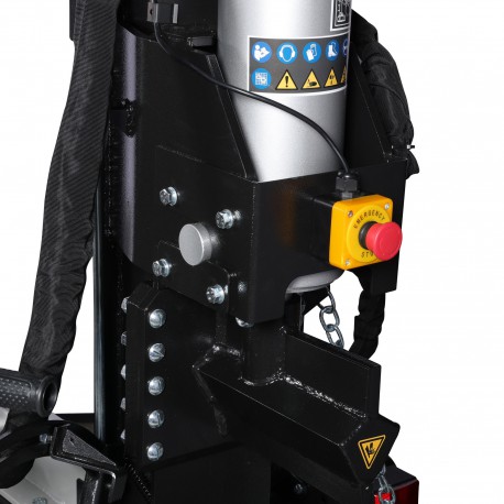 Houtklover 35.Ton met Benzine motor Verticaal