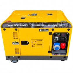 Dieselgenerator 10,5 kW geluidsgedempt