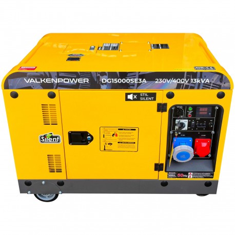 Dieselgenerator 10,5 kW geluidsgedempt