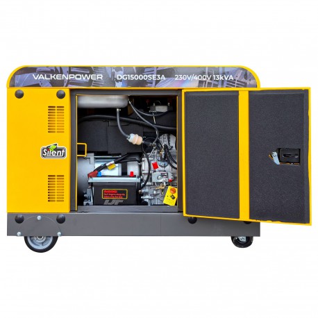 Dieselgenerator 10,5 kW geluidsgedempt
