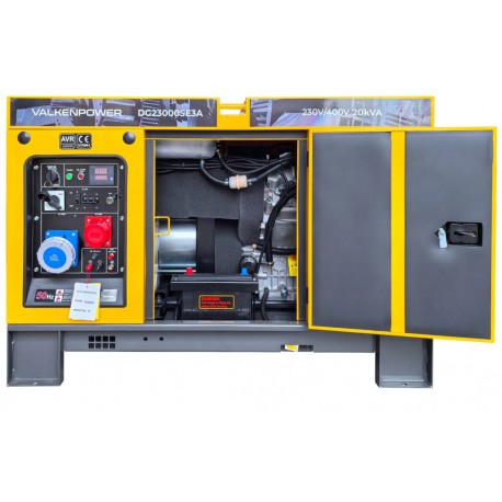 Dieselgenerator 16 kW geluidsgedempt