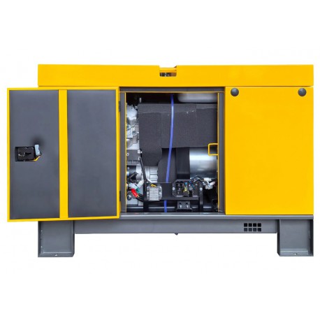 Dieselgenerator 16 kW geluidsgedempt