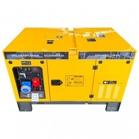 Dieselgenerator 16 kW geluidsgedempt