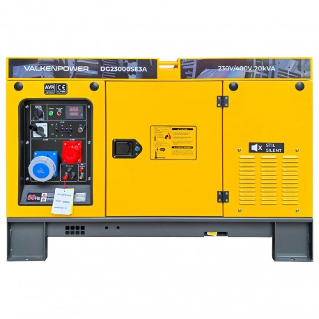 Dieselgenerator 16 kW geluidsgedempt