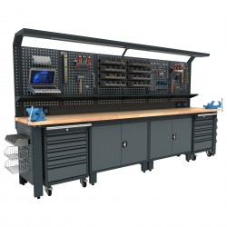 Industriele werkbank 356cm