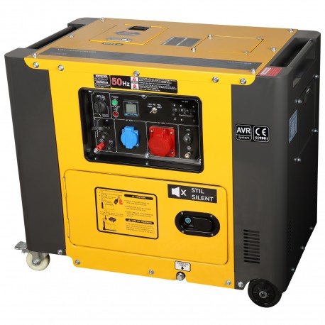 Dieselgenerator 5kW geluidsgedempt