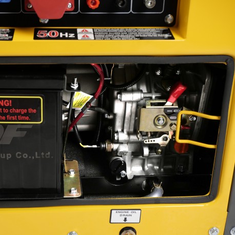 Dieselgenerator 5kW geluidsgedempt