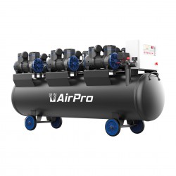 AirPro Compressor olievrij 6x2pk 280L tank