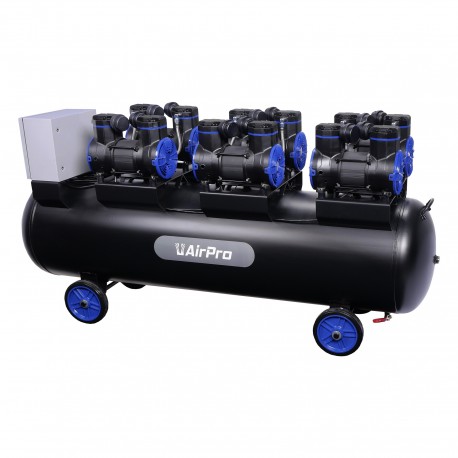 AirPro Compressor olievrij 6x2pk 280L tank