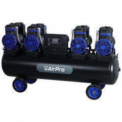 AirPro Compressor olievrij 4x2,5pk 135L tank