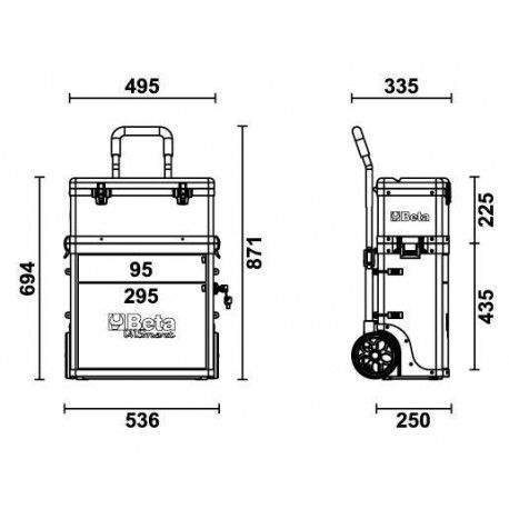 Beta C41 Smart Gereedschap Trolley