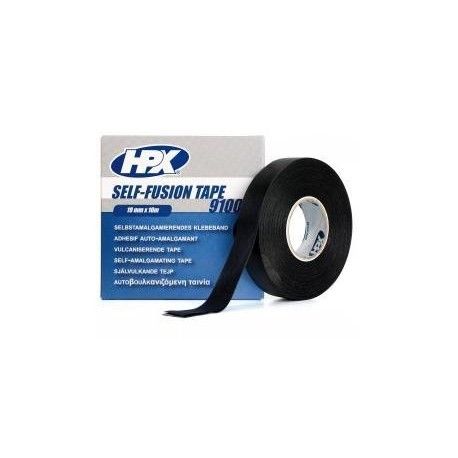HPX 9100 Self-Fusion tape , Zwart 19.mm x 10.mtr