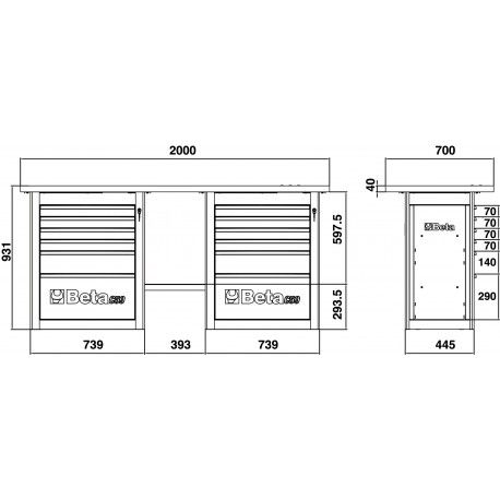 Beta C59B Werkbank