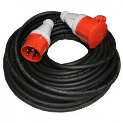 Verlengkabel 400.volt  5x2.5m² 25.mtr