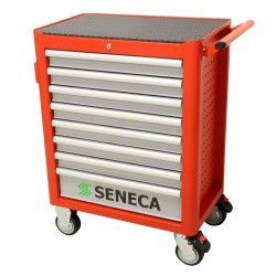 seneca gereedschapwagen 8 lades Rood