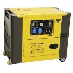 Diesel generator set geluidsgedempt 230V 6kVA