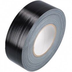 Duct tape 50mm x50.meter Zwart