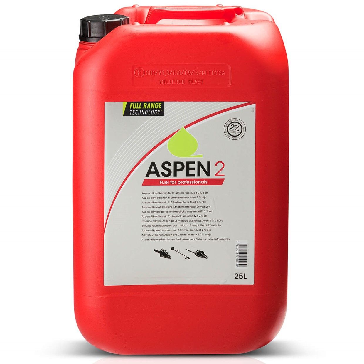 Aspen 2 Takt, Alkylaatbrandstof 25-Liter online bestellen bij L. den Hartog