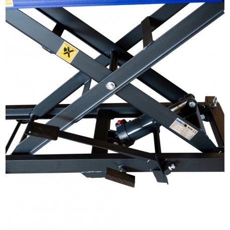 Scooter- Bromfietslift kruis 370.kg Voetbediend