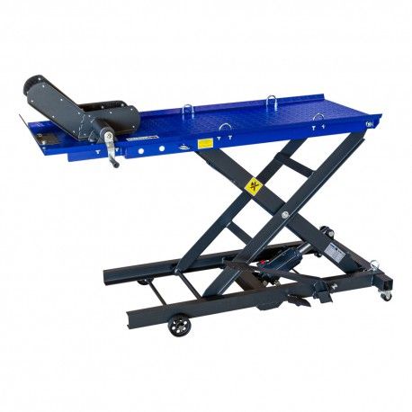 Scooter- Bromfietslift kruis 370.kg Voetbediend