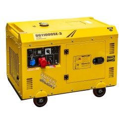 Diesel generator set geluidsgedempt 230V-400V 10kVA