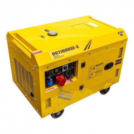 Diesel generator set geluidsgedempt 230V-400V 10kVA