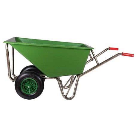 Kruiwagen Poly 160 liter 2 wielen 