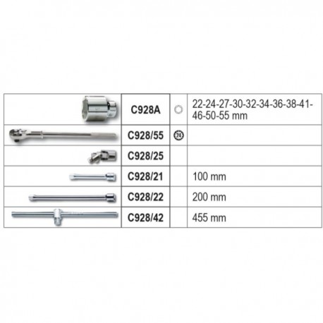 Beta 928E/C17 doppendoos 3/4 "