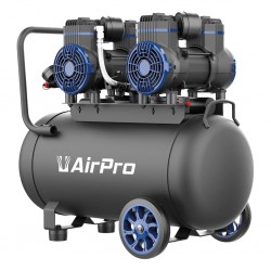 AirPro Compressor olievrij 2x1.8pk 40L tank