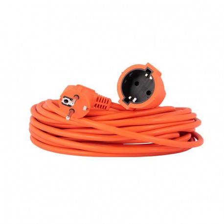 Verlengkabel 230 volt , 20 meter Oranje 