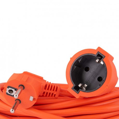 Verlengkabel 230 volt , 20 meter Oranje 